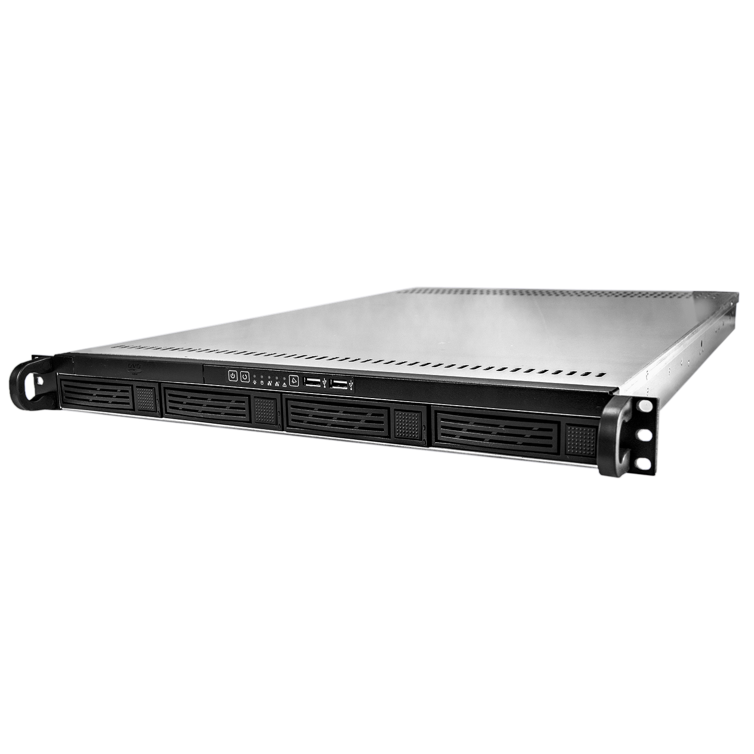 Серверный корпус 1U NR-R1004 2x400Вт 4xHot Swap SAS/SATA (ATX 10"x12", 2x2.5" int, Slim CD, 550mm) 