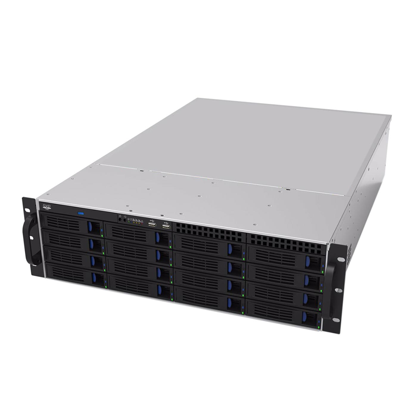 Серверный корпус 3U NR-R316 БП 850Вт 16xHot Swap SAS/SATA (EATX 12x13, Slim CD, 650mm) черный