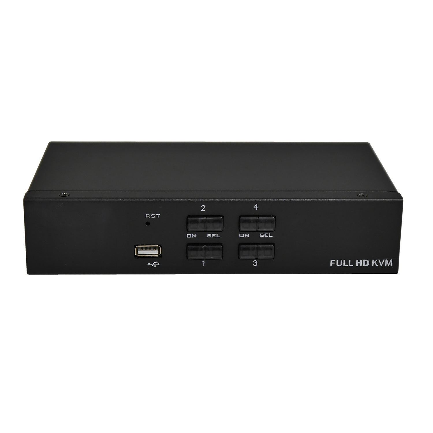 Переключатель KVM 4 порта HDMI, Audio, Microphone, 2xUSB, NR-MA41H, Negorack