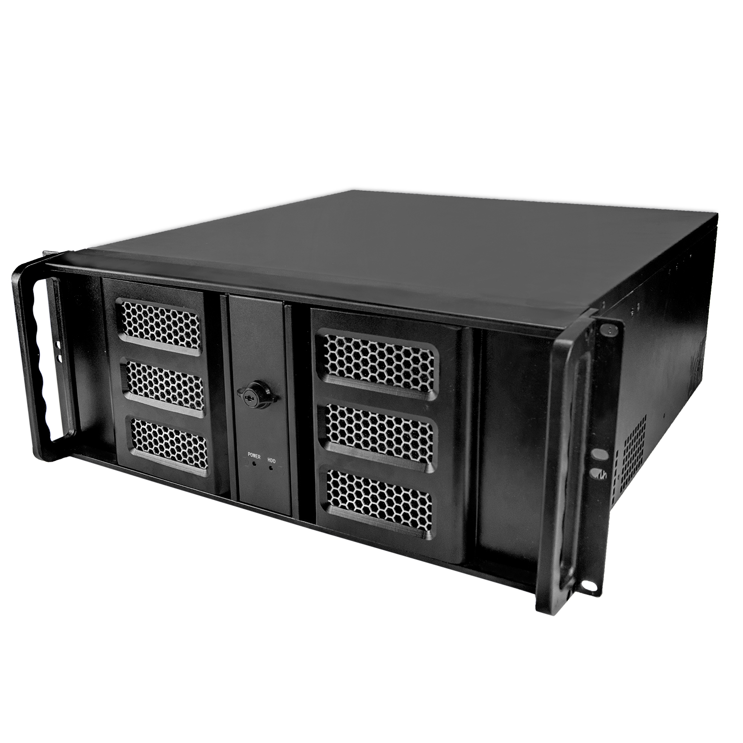 Серверный корпус 4U NR-N436D 500Вт (ATX 10.2x12, 3x5.25ext, 1x3.5ext, 6x3.5int,450мм)черный,NegoRack