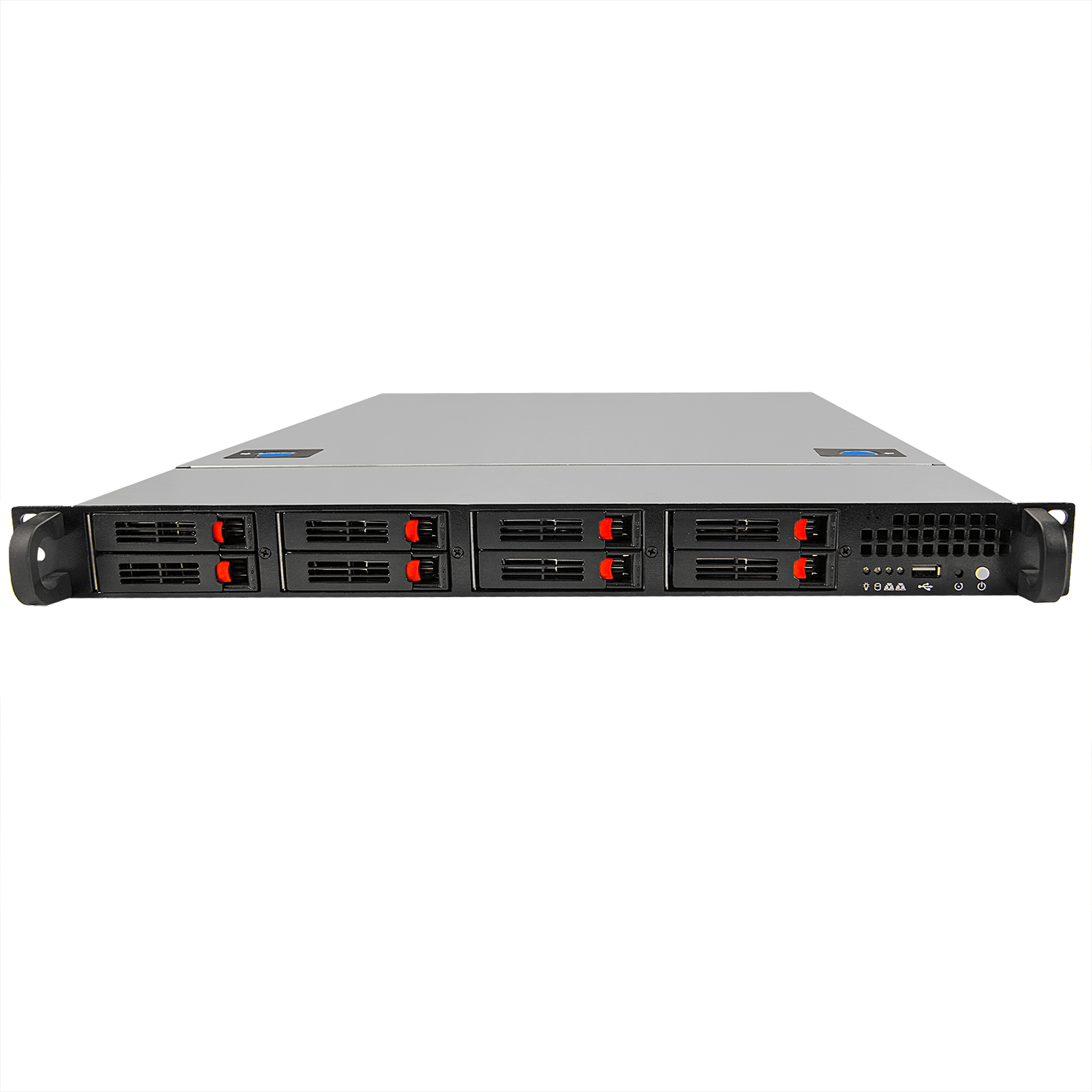 Серверный корпус 1U NR-R108 8xHot Swap 2.5" SAS/SATA (EATX 12x13, Slim CD, 650mm) черный