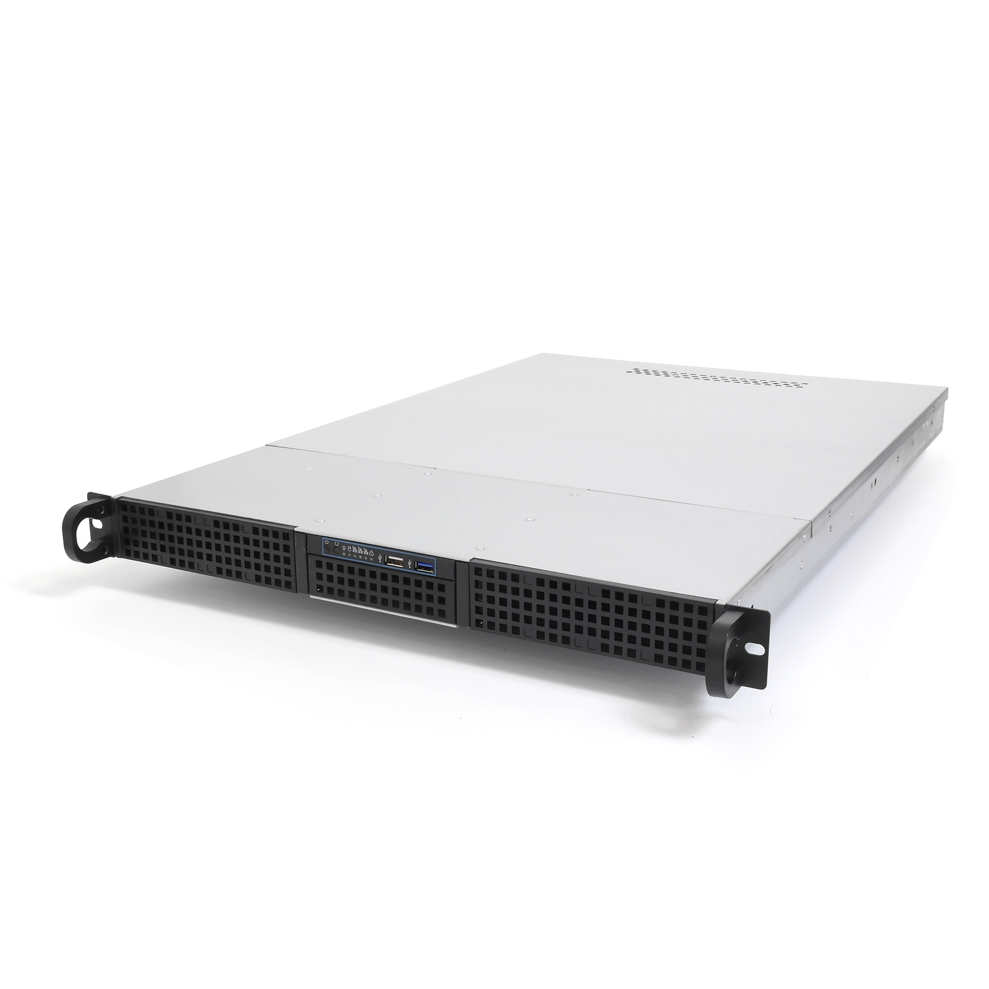 Серверный корпус 1U NR-D165 2x400Вт (EATX 12x13, 2х5.25, 3x3.5"int, 650mm), черный, NegoRack