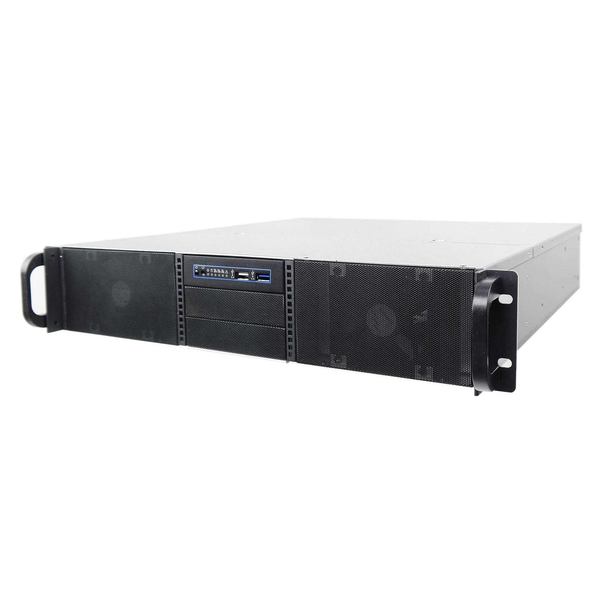 Серверный корпус 2U NR-N2440 2x600Вт (EATX 12x13, 4x5.25ext (6x3.5int), 2x3.5int, 480mm) чёрный, NegoRack